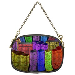 City Metropolis Sea Of Light Chain Purses (two Sides)  by Nexatart