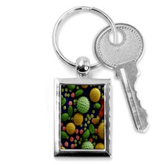 Colorized Pollen Macro View Key Chains (rectangle)  by Nexatart