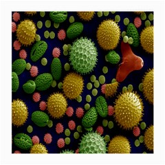 Colorized Pollen Macro View Medium Glasses Cloth by Nexatart