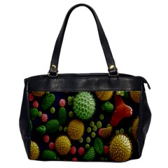 Colorized Pollen Macro View Office Handbags