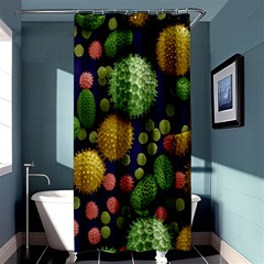 Colorized Pollen Macro View Shower Curtain 36  X 72  (stall)  by Nexatart