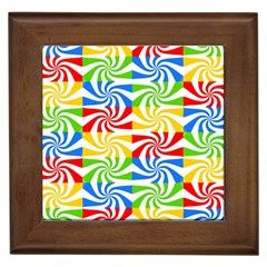 Colorful Abstract Creative Framed Tiles