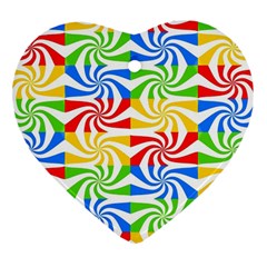 Colorful Abstract Creative Ornament (Heart)