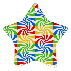 Colorful Abstract Creative Ornament (Star)