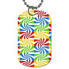 Colorful Abstract Creative Dog Tag (One Side)