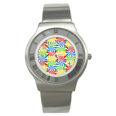 Colorful Abstract Creative Stainless Steel Watch