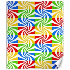 Colorful Abstract Creative Canvas 8  x 10 