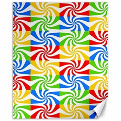 Colorful Abstract Creative Canvas 16  x 20  