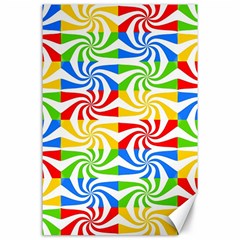 Colorful Abstract Creative Canvas 24  x 36 