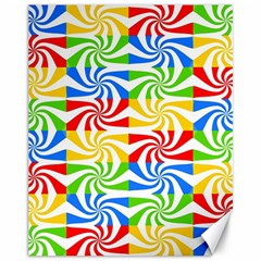 Colorful Abstract Creative Canvas 11  x 14  