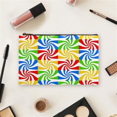 Colorful Abstract Creative Cosmetic Bag (Medium) 