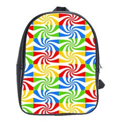 Colorful Abstract Creative School Bags(Large) 