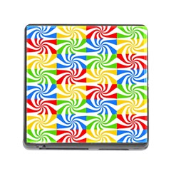 Colorful Abstract Creative Memory Card Reader (Square)