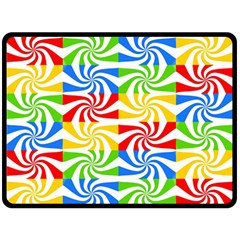 Colorful Abstract Creative Fleece Blanket (Large) 