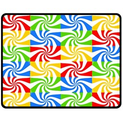 Colorful Abstract Creative Fleece Blanket (Medium) 