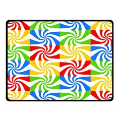 Colorful Abstract Creative Fleece Blanket (Small)