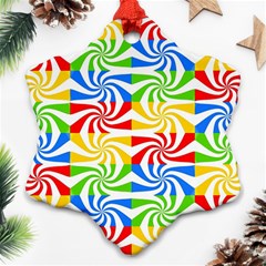 Colorful Abstract Creative Ornament (Snowflake)