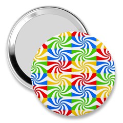 Colorful Abstract Creative 3  Handbag Mirrors