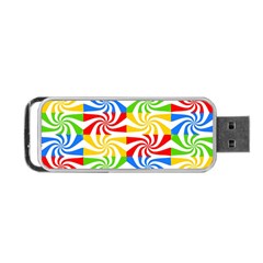 Colorful Abstract Creative Portable USB Flash (Two Sides)