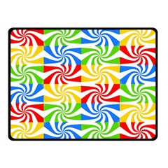 Colorful Abstract Creative Double Sided Fleece Blanket (Small) 