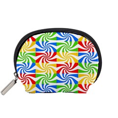 Colorful Abstract Creative Accessory Pouches (Small) 