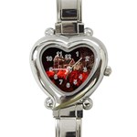 Clifton Mill Christmas Lights Heart Italian Charm Watch Front