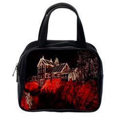 Clifton Mill Christmas Lights Classic Handbags (one Side) by Nexatart