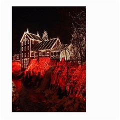 Clifton Mill Christmas Lights Large Garden Flag (two Sides) by Nexatart