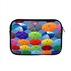 Color Umbrella Blue Sky Red Pink Grey And Green Folding Umbrella Painting Apple Macbook Pro 15  Zipper Case