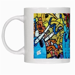 Colorful Graffiti Art White Mugs