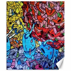 Colorful Graffiti Art Canvas 20  X 24  