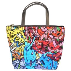 Colorful Graffiti Art Bucket Bags