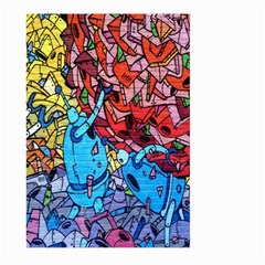 Colorful Graffiti Art Large Garden Flag (two Sides)