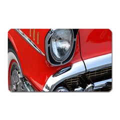 Classic Car Red Automobiles Magnet (rectangular) by Nexatart