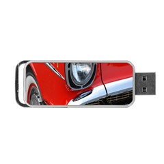 Classic Car Red Automobiles Portable Usb Flash (one Side) by Nexatart