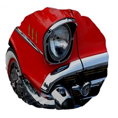 Classic Car Red Automobiles Large 18  Premium Flano Round Cushions by Nexatart