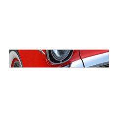 Classic Car Red Automobiles Flano Scarf (mini) by Nexatart