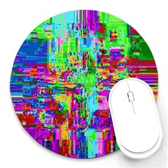 Compression Pattern Generator Round Mousepads by Nexatart