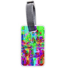 Compression Pattern Generator Luggage Tags (one Side)  by Nexatart