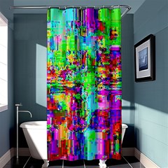 Compression Pattern Generator Shower Curtain 36  X 72  (stall) 