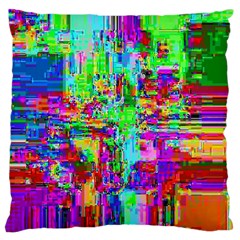 Compression Pattern Generator Large Flano Cushion Case (two Sides) by Nexatart