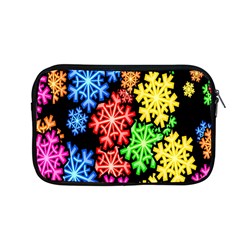 Colourful Snowflake Wallpaper Pattern Apple Macbook Pro 13  Zipper Case