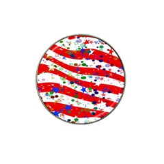 Confetti Star Parade Usa Lines Hat Clip Ball Marker