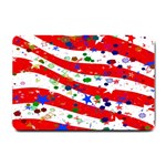 Confetti Star Parade Usa Lines Small Doormat  24 x16  Door Mat