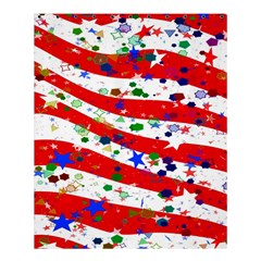 Confetti Star Parade Usa Lines Shower Curtain 60  X 72  (medium)  by Nexatart