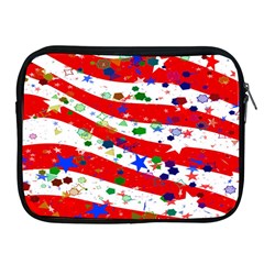 Confetti Star Parade Usa Lines Apple Ipad 2/3/4 Zipper Cases by Nexatart