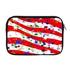 Confetti Star Parade Usa Lines Apple Macbook Pro 17  Zipper Case