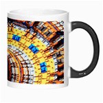 Complex Fractal Chaos Grid Clock Morph Mugs Right