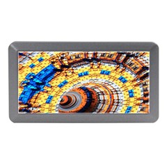 Complex Fractal Chaos Grid Clock Memory Card Reader (mini) by Nexatart