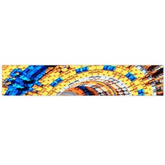 Complex Fractal Chaos Grid Clock Flano Scarf (large) by Nexatart